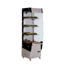 Omcan 19 2/5" Self Service Floor Model Heated Display Case - (3) Shelves, 220v (39537) thumbnail 2