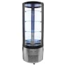 Omcan 26 4/5" Full Service Cake Display Case w/ Curved Glass - (4) Levels, 110v (40440) thumbnail 2