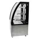 Omcan 36" Full Service Bakery Display Case w/ Curved Glass - (4) Levels, 110v (44387) thumbnail 2