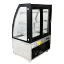 Omcan 36" Full Service Bakery Display Case w/ Curved Glass - (4) Levels, 110v (44387) thumbnail 3