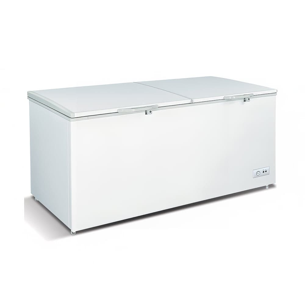 Omcan 76" Mobile Chest Freezer w/ (2) Baskets - White, 115v (46505)