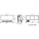 Omcan 82" Full Service Deli Case w/ Curved Glass - (3) Levels, 115v (50080) thumbnail 2