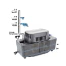 Manitowoc Ice BK171TUL 2.5 qt Drain Pump w/ Safety Switch & Tubing - 115v thumbnail 3