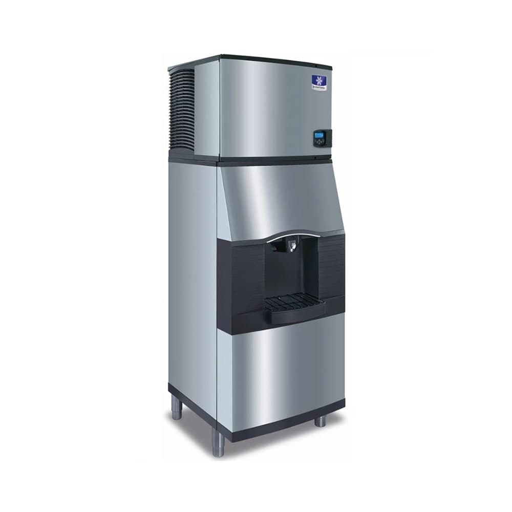 Manitowoc Ice IDT0300A/SPA312 305 lb Full Cube Ice Machine w/ Ice Dispenser - 180 lb Storage, Bucket Fill, 115v
