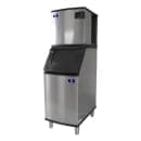 Manitowoc Ice IDT0420W/D420 454 lb Indigo NXT™ Full Cube Ice Machine w/ Bin - 383 lb Storage, Water Cooled, 115v thumbnail 4
