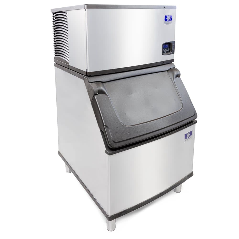 Manitowoc Ice IDT0500W/D570 500 lb Indigo NXT™ Full Cube Ice Machine w/ Bin - 532 lb Storage, Water Cooled, 115v