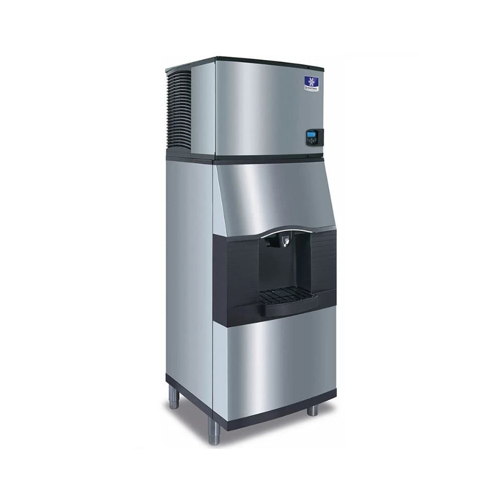 Manitowoc Ice IDT0900A/SPA312 851 lb Indigo NXT™ Full Cube Ice Machine w/ Dispenser - 180 lb Storage, Bucket Fill, 208-230v/1ph