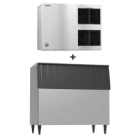 Manitowoc Ice IDT1900W/D970 1900 lb Indigo NXT™ Full Cube Ice Machine w/ Bin - 882 lb Storage, Water Cooled, 208-230v thumbnail 2