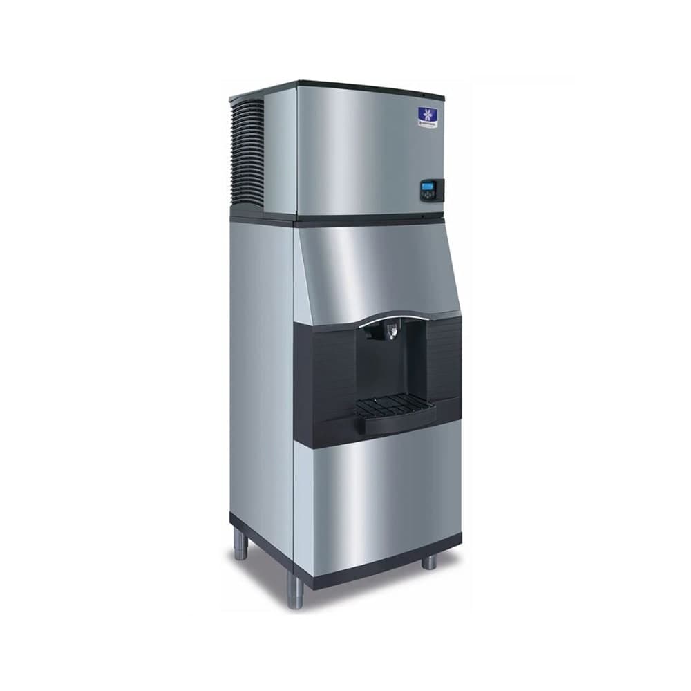 Manitowoc Ice IYT0900A/SPA312 865 lb Half Cube Ice Machine w/ Ice Dispenser - 180 lb Storage, Bucket Fill, 208-230v/1ph
