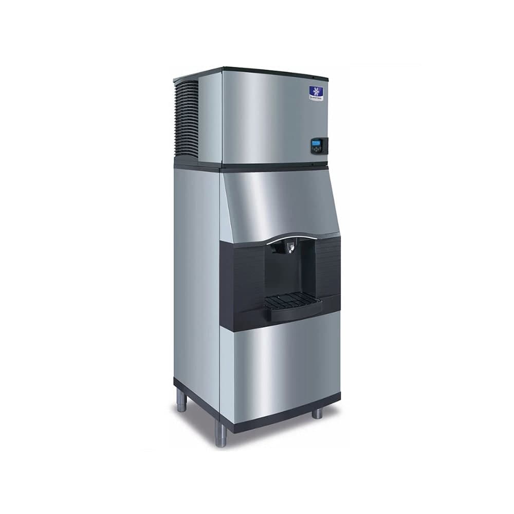 Manitowoc Ice IYT0900W/SFA292 785 lb Indigo NXT™ Half Cube Ice Machine w/ Dispenser - 180 lb Storage, Bucket Fill, 208-230v/1ph