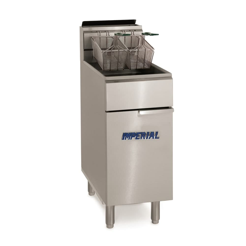Imperial IFS-50-OP Gas Fryer - (1) 50 lb Vat, Floor Model, Liquid Propane