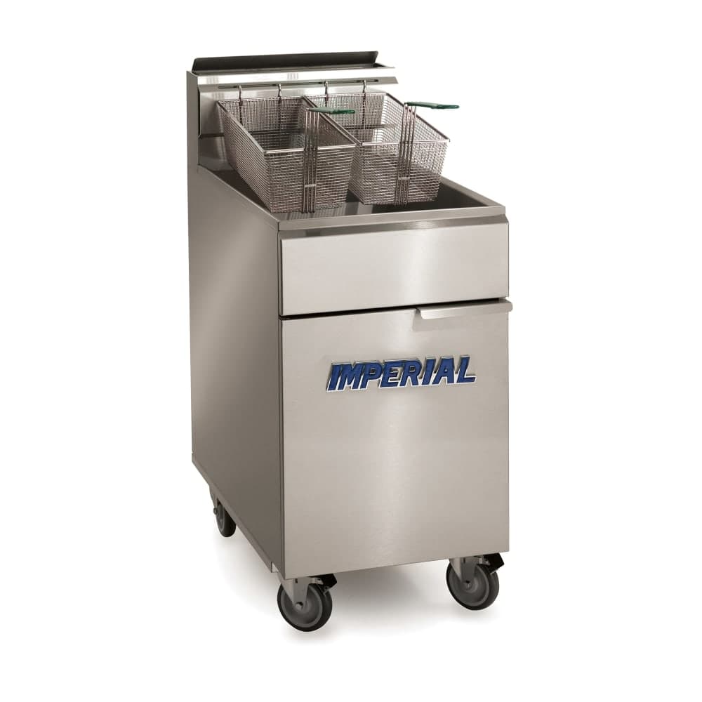 Imperial IFS-75-E Electric Fryer - (1) 75 lb Vat, Floor Model, 208v/3ph