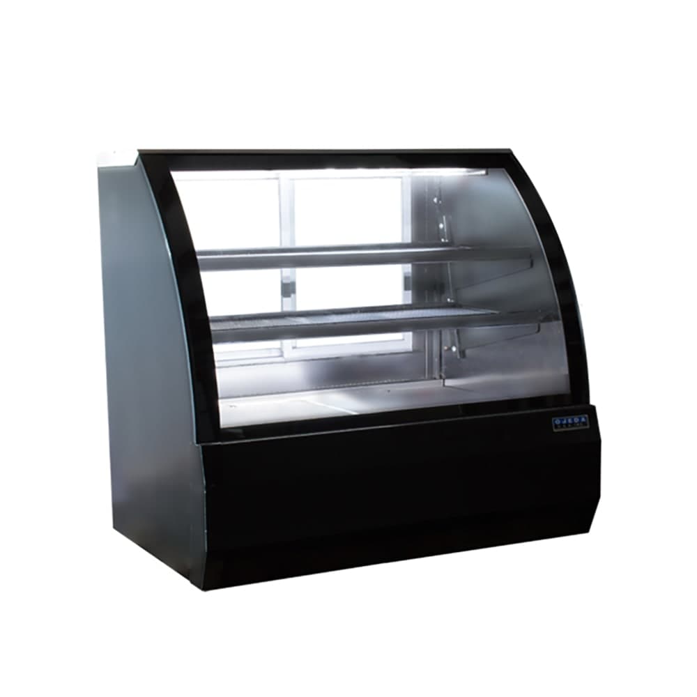 Ojeda 49 3/10" Full Service Deli Case w/ Curved Glass - (3) Levels, 120v (RDCH-4)