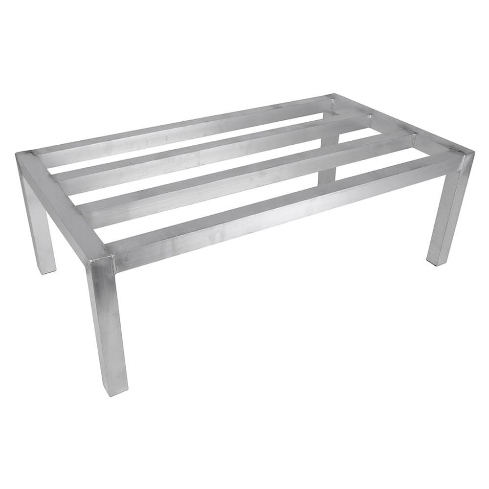 John Boos ALJB482412 48" Stationary Dunnage Rack w/ 1500 lb Capacity, Aluminum