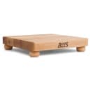 John Boos B12S 12" Square Cutting Board w/ Wooden Legs, Hard Rock Maple thumbnail 2