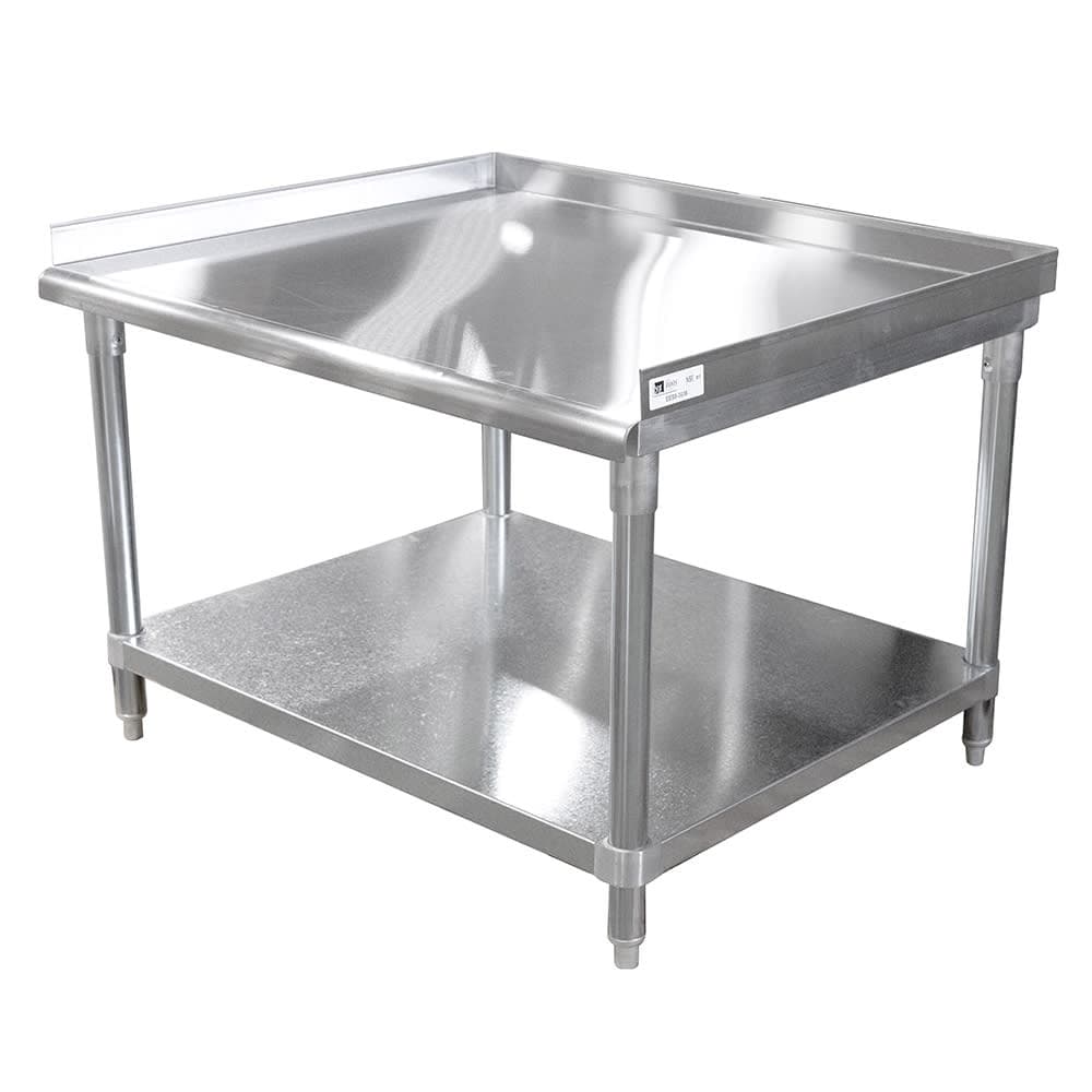 John Boos EES8-3024 Equipment Stand w/ Adjustable Galvanized Undershelf & Legs, 24 x 30"