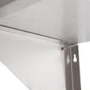 John Boos EWS8-1236 Solid Wall Mounted Shelf, 36"W x 12"D, Stainless thumbnail 3