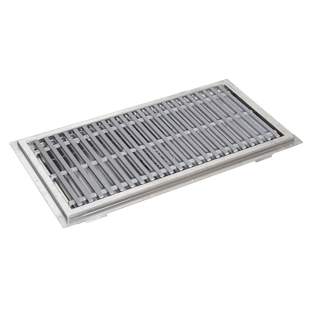 John Boos FTFG-1824-X Floor Trough w/ Subway-Style Grating - 24"L x 18"W, Stainless Steel