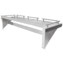 John Boos GRWS24-UB Cucina Mensola Grande, Wall Shelf with Pot Rack & Galley Rail, Stainless, 24"L thumbnail 3