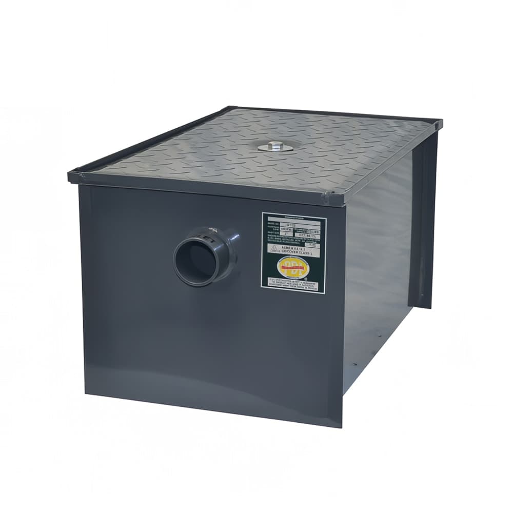 John Boos GT-100 Grease Interceptor w/ 50 GPM Capacity, Carbon Steel, Size #100