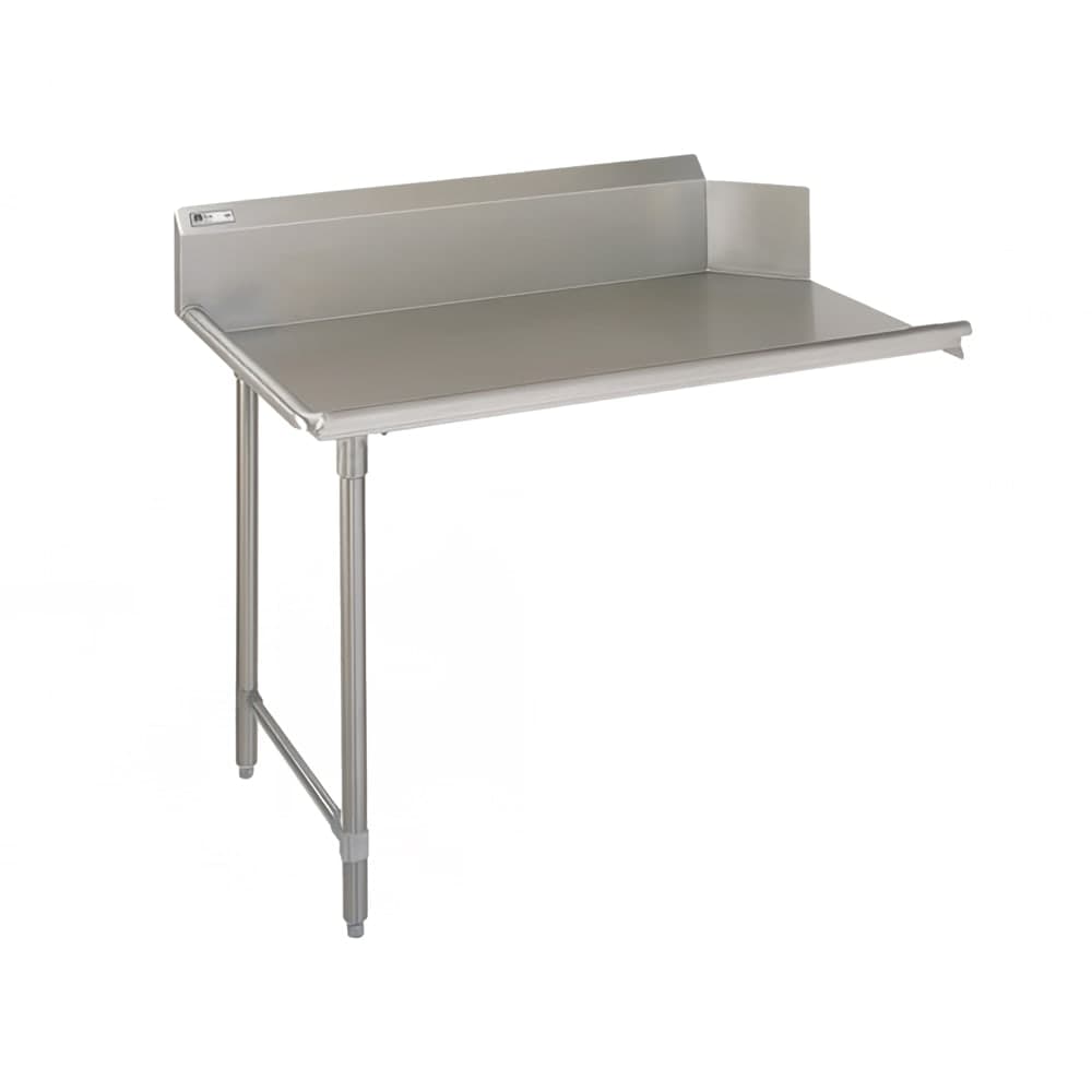 John Boos JDTC-20-60L 60" Clean Dishtable - Stainless Steel, 30"L x 44"H, R to L