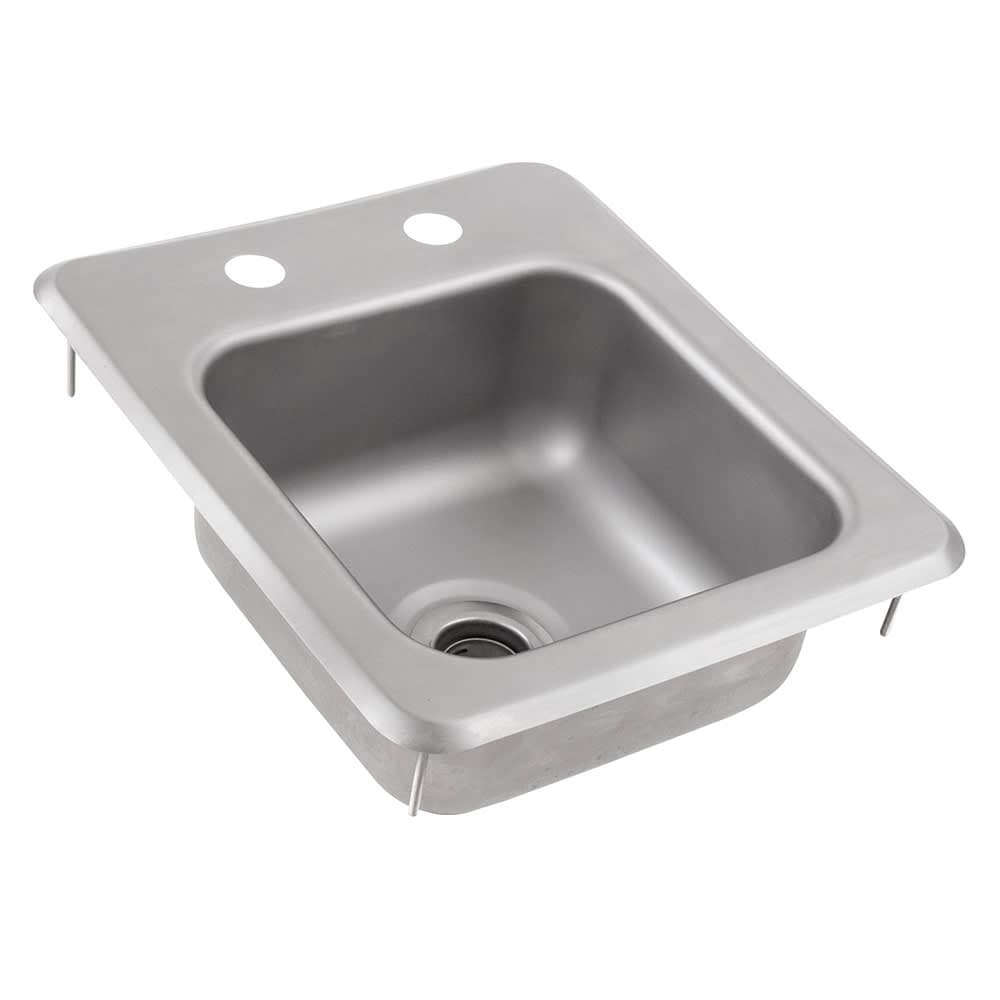 John Boos PB-DISINK090905 (1) Compartment Drop-in Sink - 9" x 9", Drain Included