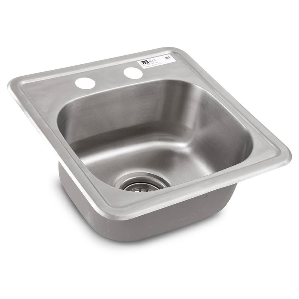 John Boos PB-DISINK151506 (1) Compartment Drop in Sink - 12 1/2" x 10 1/2"