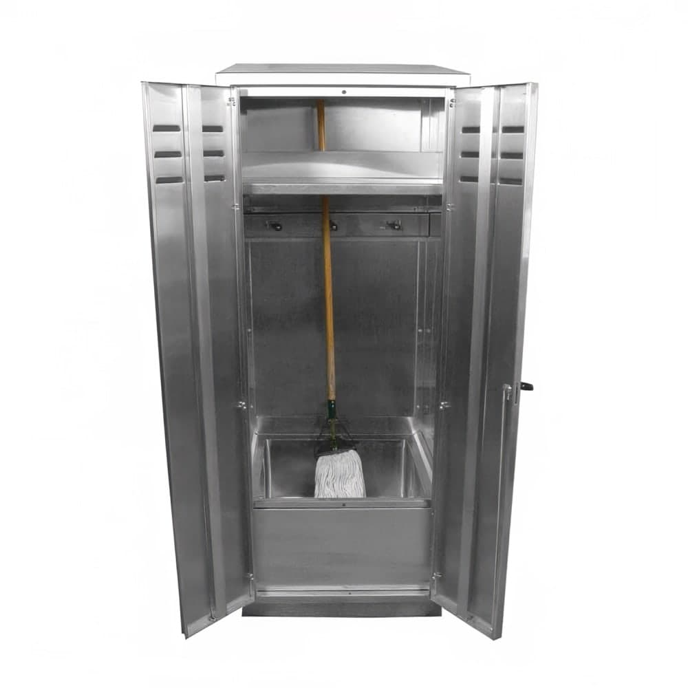 John Boos PBJC-303084 Cabinet Mop Sink w/ 12"D Bowl