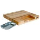 John Boos PM18180225-P Cutting Board Gift Collection w/ Pan & Maple Edge Grain, 18x18x2 1/4" thumbnail 3