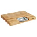 John Boos PM2418225-P Gift Collection w/ 18x18x2 1/4" Cutting Board, Pan & Juice Groove, Cream thumbnail 2