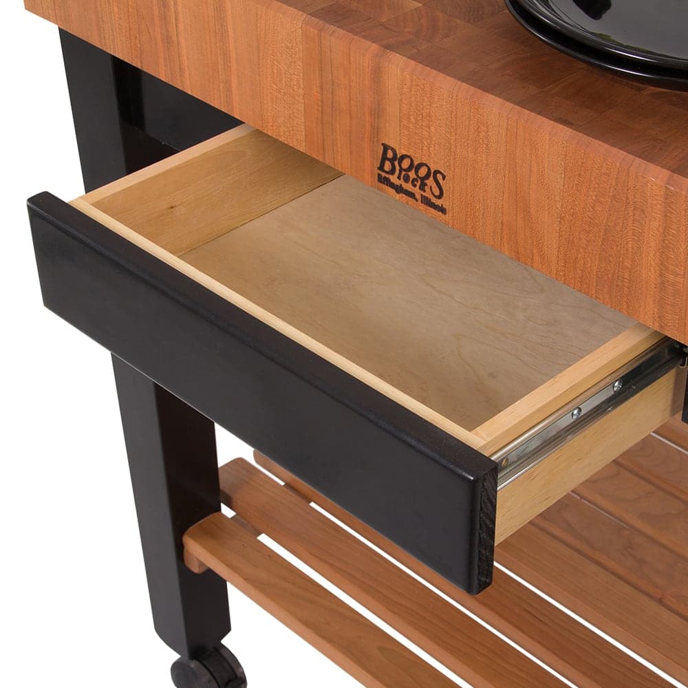 John Boos RN-D14 Black Painted Drawer, Slides, 15" X 17"