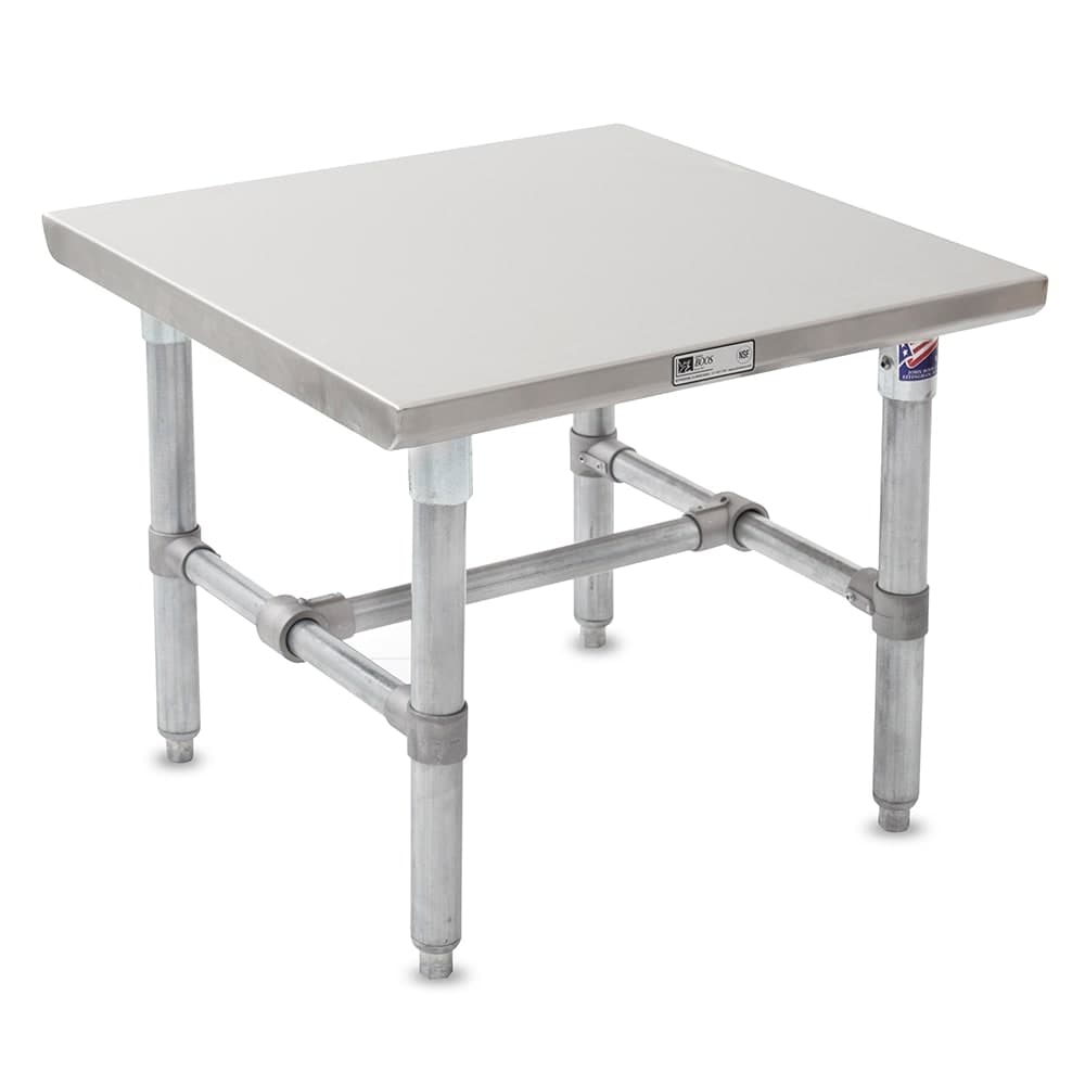 John Boos S16MS06 Machine Stand w/ Stainless Legs & Bracing, 24 x 20"