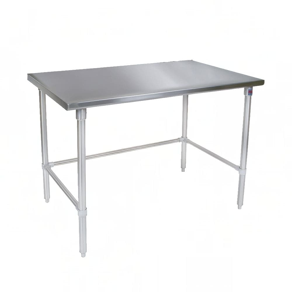 John Boos ST4-2436SBK 36" 14 ga Work Table w/ 300 Series Stainless Flat Top