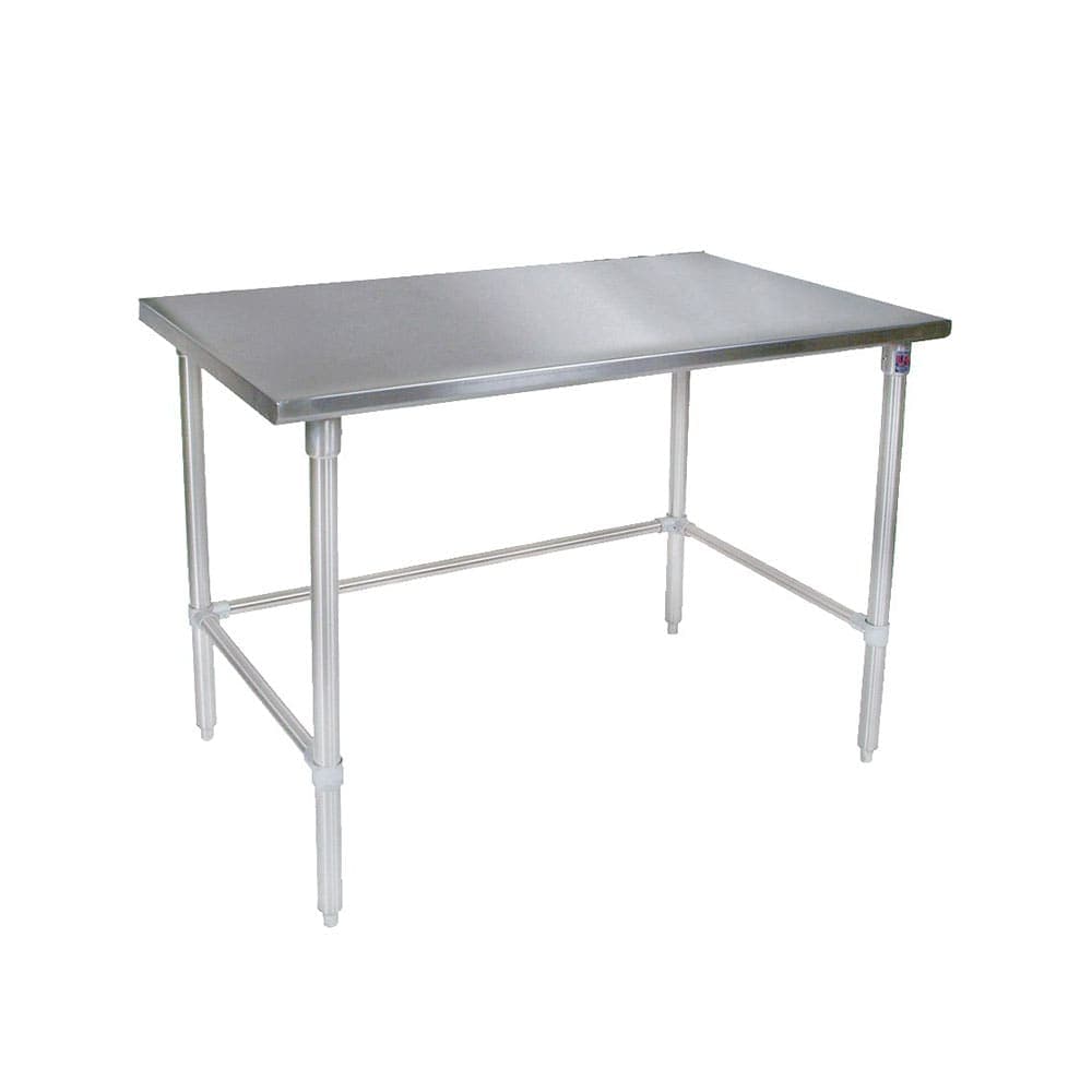 John Boos ST4-3036GBK 36" 14 ga Work Table w/ 300 Series Stainless Flat Top