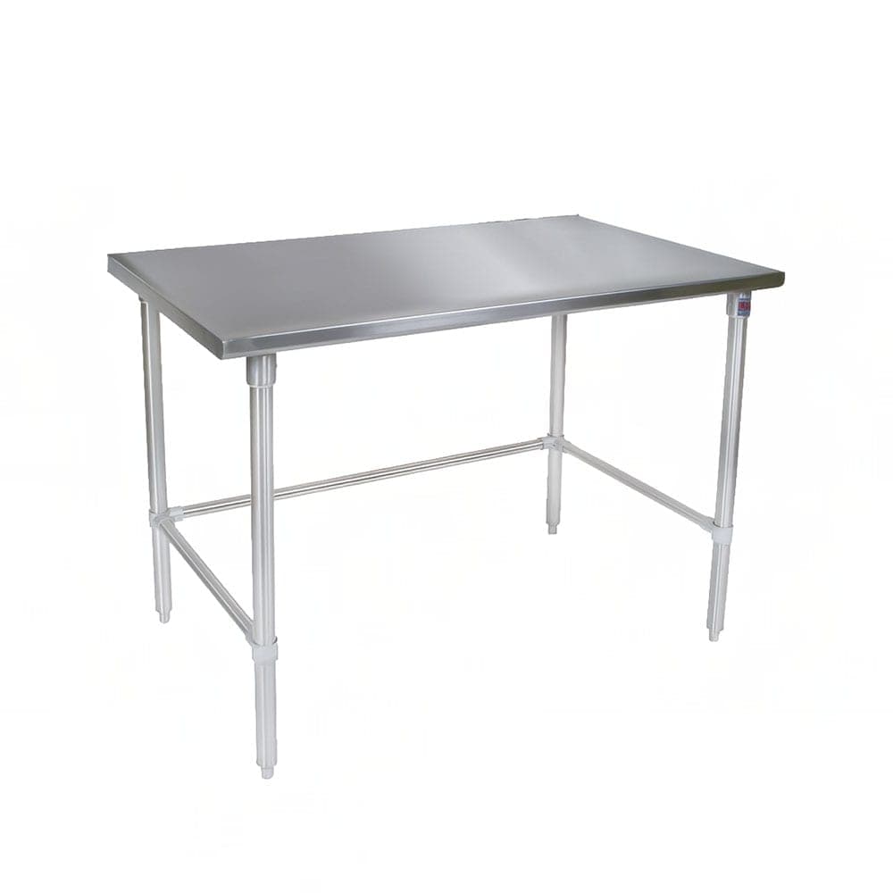 John Boos ST4-3060GSK 60" 14 ga Work Table w/ Undershelf & 300 Series Stainless Flat Top