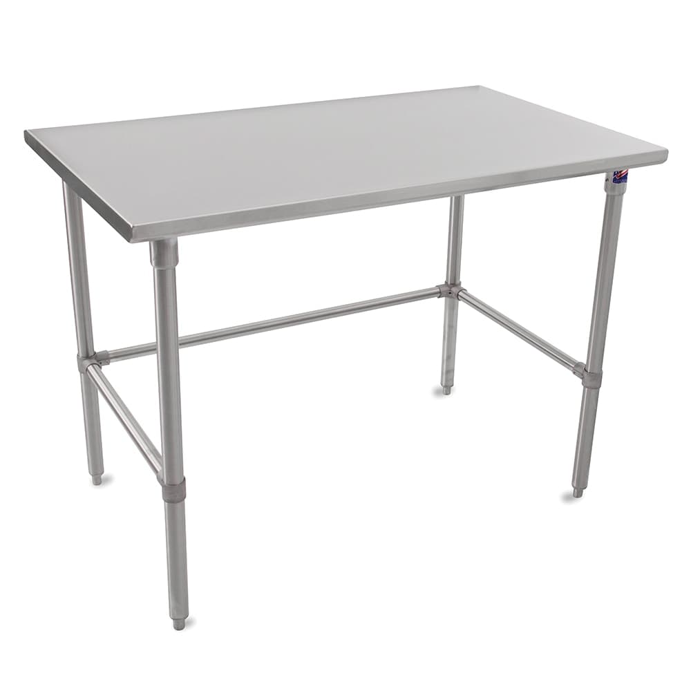 John Boos ST6-2430GBK-X 30" 16 ga Work Table w/ 300 Series Stainless Flat Top