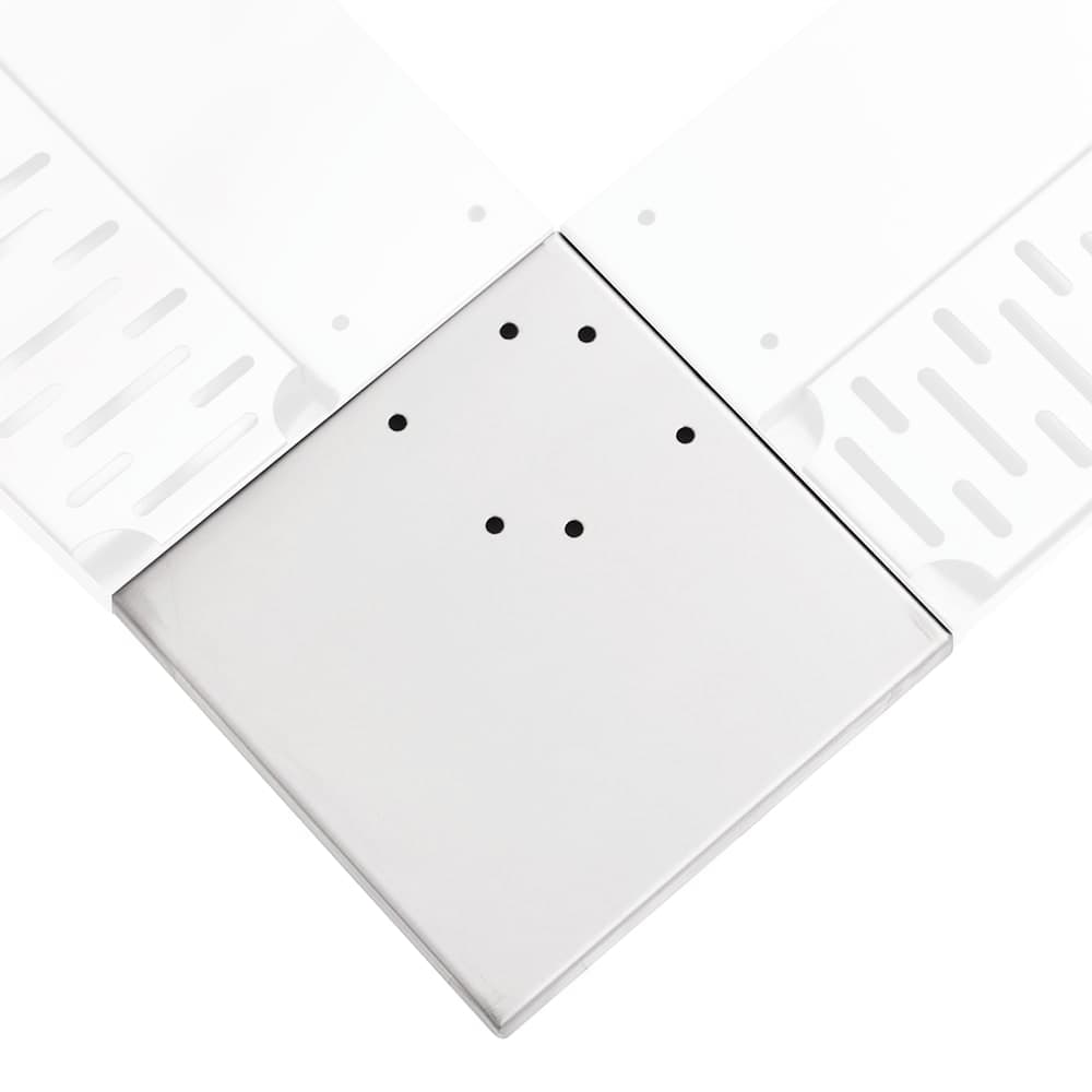 John Boos UBDR-90-OC-X 90° Outside Corner Filler for Bar Drink Rail