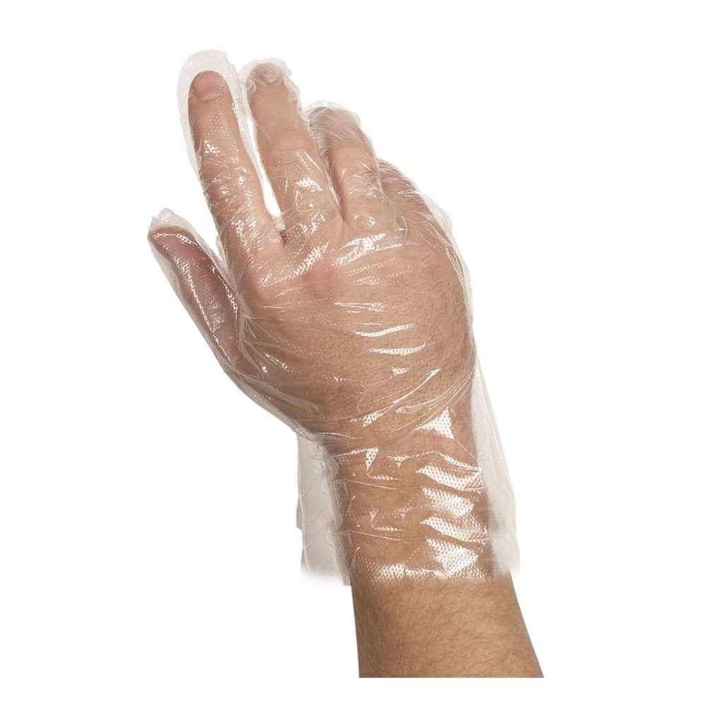 Handgards Valugards Disposable Poly Gloves - Powder Free, Clear, Medium (303363107)