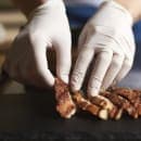 Handgards General Purpose Latex Gloves - Powder Free, White, Small (304763021) thumbnail 3