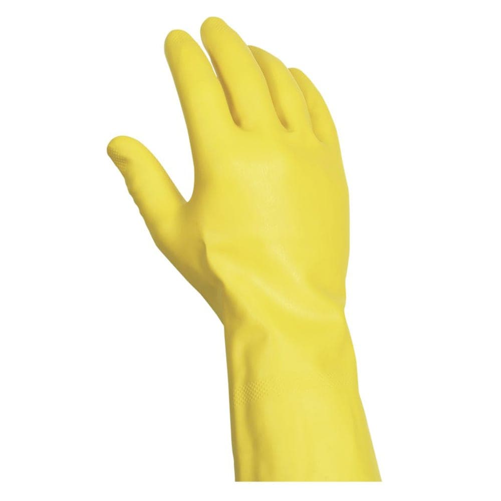 Handgards 12" Cleaning Gloves - Latex, Yellow (303400533)
