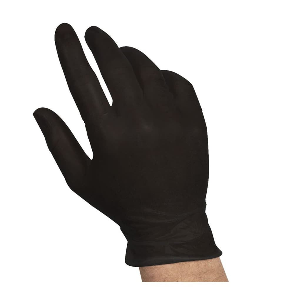 Handgards General Purpose Vinyl Gloves - Powder Free, Black, X-Large (304340434)
