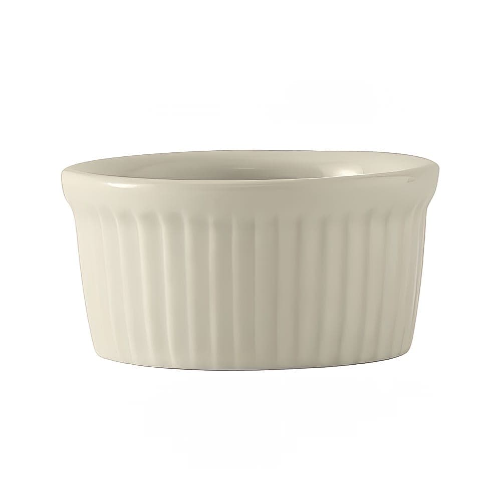 Tuxton BEX-0252 Ramekin, 2 1/2 oz, 3 in Fluted, Eggshell