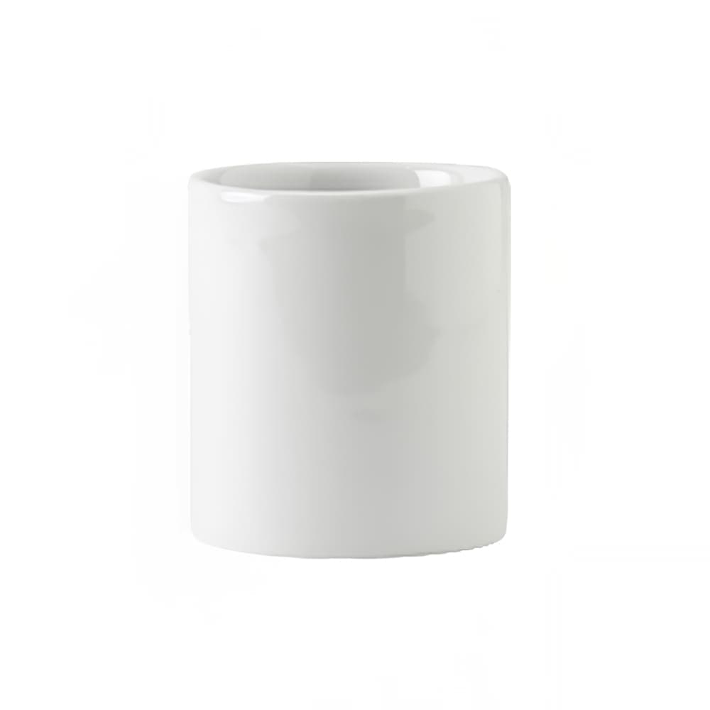 Tuxton GZP-734 Round Sugar Caddy - China, Porcelain White