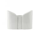 Tuxton GZP-734 Round Sugar Caddy - China, Porcelain White thumbnail 2