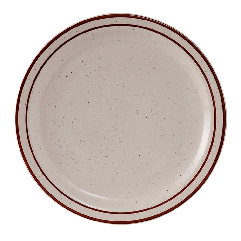 Tuxton TBS-007 7 1/4" Round Bahamas Plate - Ceramic, American White
