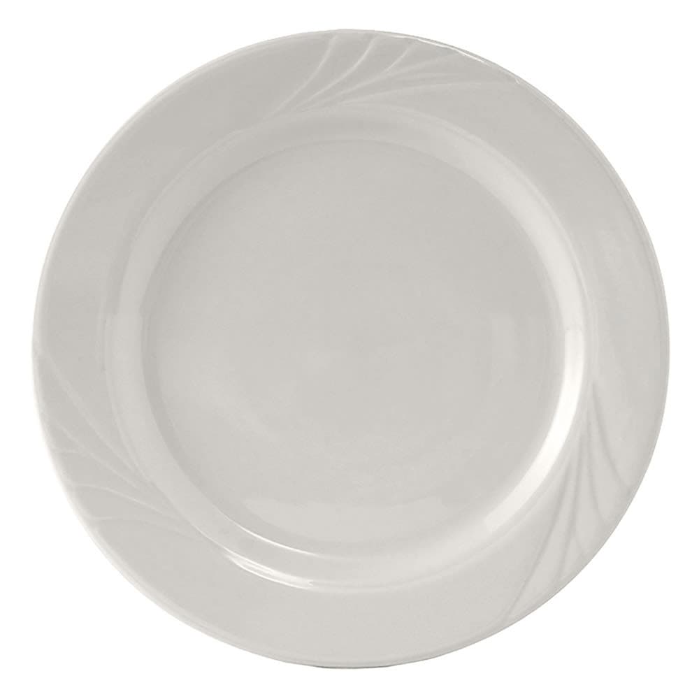 Tuxton YPA-072 7 1/4" Round Sonoma Plate - Ceramic, Porcelain White
