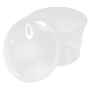 WNA TD40016R 16 oz Kari Out Deli Container w/Lid - Polypropylene, Clear thumbnail 2
