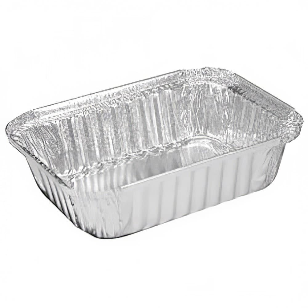 Handi-Foil Oblong Pan - 7 1/16" x 5 1/8", Aluminum Foil (2060-30-500)