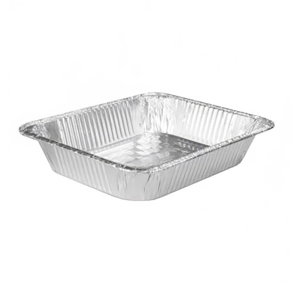 Handi-Foil Half Size Steam Pan - 12 3/4" x 10 3/8", Aluminum Foil (321-35-100)