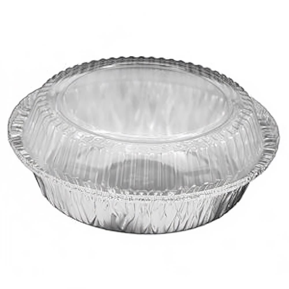 Handi-Foil Handi-Stax 7" Round Disposable Foil Pan w/ Dome Lid (2047-25-250WDL)